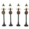 Accessorio Per Villaggio, Giostrina, Lampione A Led In Plastica Lampione Fisso