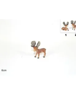 Addobbo Alce Con Ghirlanda 6Cm
