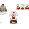 Addobbo Ampolla Con Babbo Natale 4,5Cm 3 Varianti