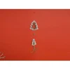 Addobbo Appendino Albero Con Pendente Di Legno 50X2X15 Cm
