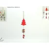 Addobbo Appendino Albero Di Legno Per Albero Di Natale 30X1X7,5 Cm