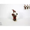 Addobbo Appendino Babbo Natale Con Sci 19,5X19X11 Cm Per Albero Di Natale