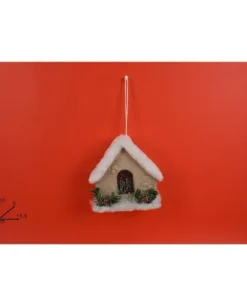 Addobbo Appendino Casetta 17X8X15,5 Cm Per Albero Di Natale
