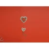 Addobbo Appendino Cuore Di Legno Con Pendente 50X2X18 Cm
