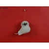 Addobbo Appendino Gufo Bianco 13X7,5X9 Cm Per Albero Di Natale
