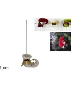 Addobbo Appendino Per Albero Spillone Stivale Giullare 51 Cm