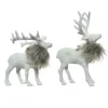 Addobbo Appendino Renne Bianche Per Labero Di Natale 11X3X15 Cm 1Pz