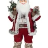 Addobbo Babbo Natale Elias 80 Cm
