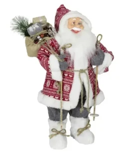 Addobbo Babbo Natale Louis 80 Cm