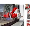 Addobbo Babbo Natale Volante Con Ventosa Movimenti E Musica