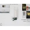 Addobbo Candela A Batteria Con Pinza E Telecomando Per Albero Di Natale 15 Pz