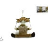 Addobbo Dietroporta Fuoriporta Babbo Natale 26X5X30 Cm