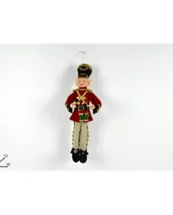 Addobbo Elfo Con Tamburo 45Cm