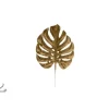 Addobbo Foglia Decorativa Laminata Oro 40 Cm
