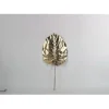 Addobbo Foglia Decorativa Oro 42X19 Cm