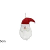 Addobbo Fuoriporta Dietro Porta Natalizio Viso Babbo Natale 45 Cm