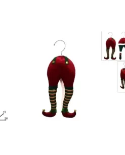 Addobbo Gambe Elfo 55Cm Per Albero Di Natale