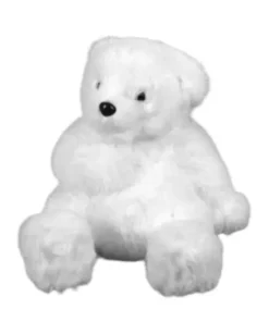 Addobbo Natalizia Orso Bianco 16Cm
