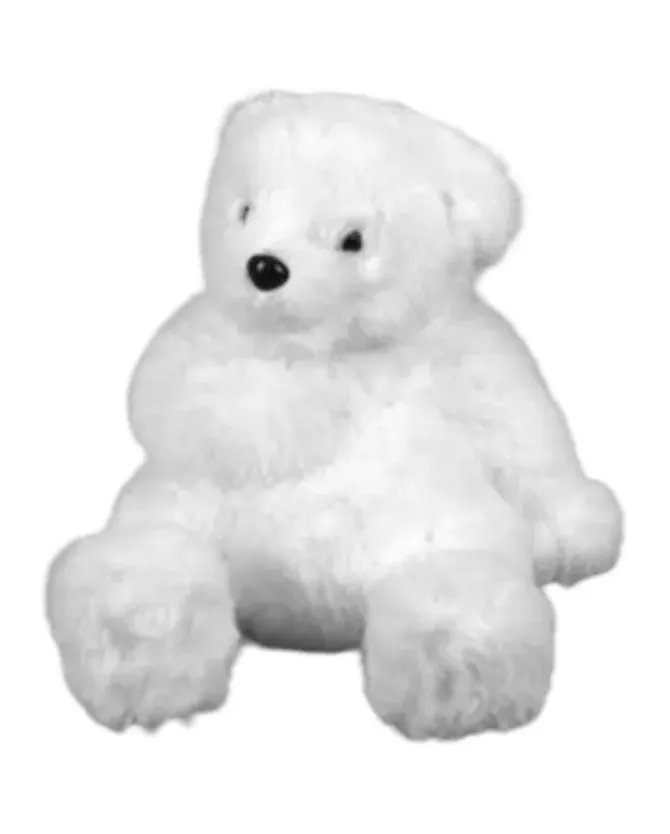 Addobbo Natalizia Orso Bianco 16Cm
