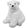 Addobbo Natalizio Orso Bianco Seduto 36Cm