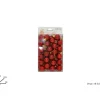 Addobbo Palline 2,5 Rosso Lucido Per Albero Di Natale 24 Pz