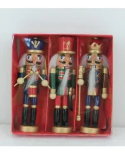 Addobbo Soldatino Schiaccianoci Set 3Pz