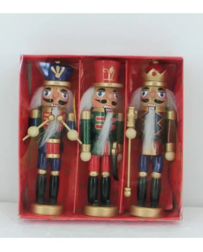 Addobbo Soldatino Schiaccianoci Set 3Pz