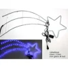 Addobbo Stella Cometa Da Esterno Con Luci Blu A Led 125X50 Cm