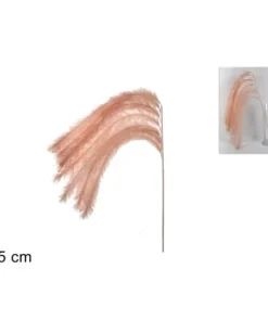 Addobbo Stelo Rami Pendente Effetto Piuma 65Cm