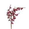 Addobbo Tralcio Bacche Burgundy 38Cm Per Decorazioni Natalizie