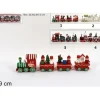 Addobbo Trenino Natalizio In Legno 19Cm 4 Varianti