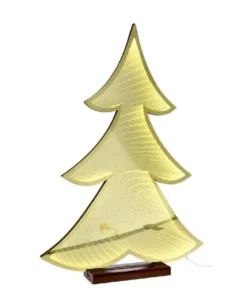 Albero 3D Di Natale Con Luce Bianca Caldo 60 Cm
