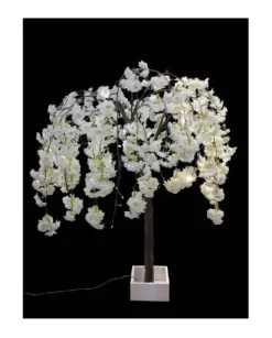 Albero Di Ciliegio Led Avorio 120 Cm