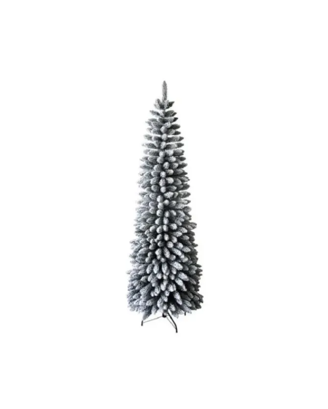 Albero Di Natale Bianco Innevato Dimitri 240 Cm |