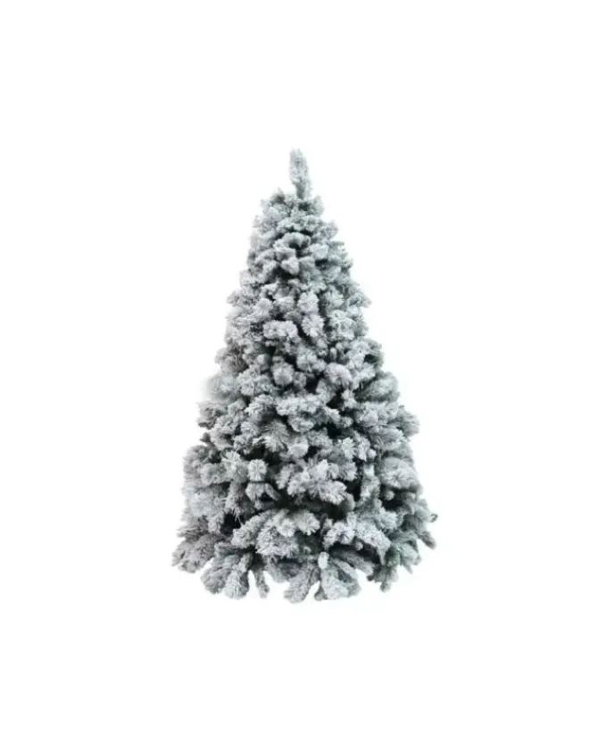 Albero Di Natale Bianco Innevato Milton 210 Cm |