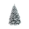 Albero Di Natale Bianco Innevato Milton 240 Cm |