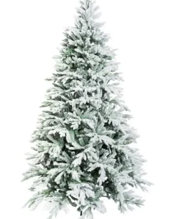 Albero Di Natale Bianco Innevato Romanov 210 Cm |