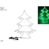 Albero Luminoso Neon 81Cm 120Led Verde