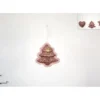 Appendino Addobbo Alberello Velluto Rosa 10 Cm Per Albero Di Natale 1 Pz