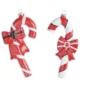 Appendino Addobbo Bastoncino Di Zucchero Di Plastica Per Albero Di Natale 7,5X14