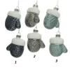 Appendino Addobbo Guanto Di Vetro 3 Colori 1Pz Per Albero Di Natale