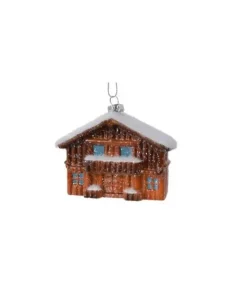 Appendino Casa Di Legno Per Albero Di Natale
