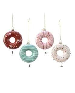 Appendino Ciambella In Vetro Colore Opaco In 4 Varianti