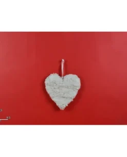 Appendino Cuore Ovatta Glitt.9,5Cm Lxy13