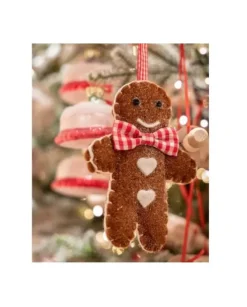 Appendino Da Albero Pan Di Zenzero Lana 2 Modelli Assortiti