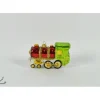 Appendino Decorazione Trenino Di Vetro Per Albero Di Natale 6X4X10Cm
