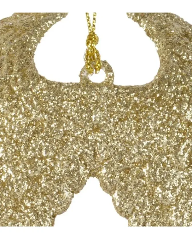 Appendino Decoro Da Albero 16 Cm Ali D'Angelo Glitterate