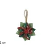 Appendino Fiore Scozzese 12Cm Per Albero Di Natale