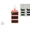 Appendino Legno Set 3 Lavagne Merry Chri