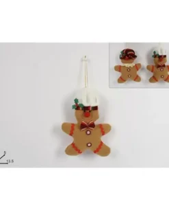 Appendino Omino Di Marzapane Per Albero Di Natale 17X5X13,5Cm